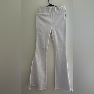 White Pull On Flairs